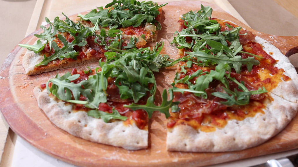 123Dough Bakery | Recipe | Prosciutto & Arugula Pizza