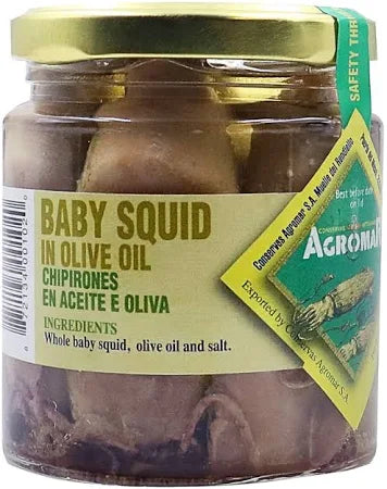 Baby Squid in Olive Oil